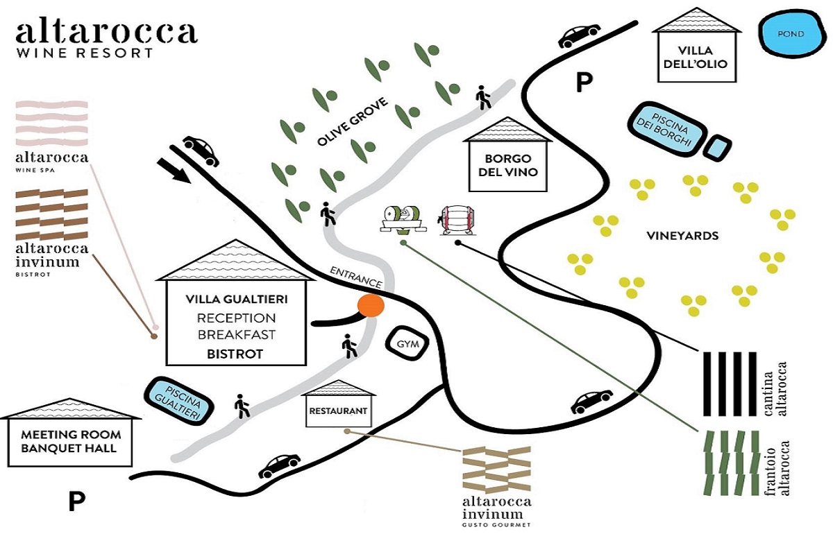 Mappa 2022 - bistrot villa gualtieri